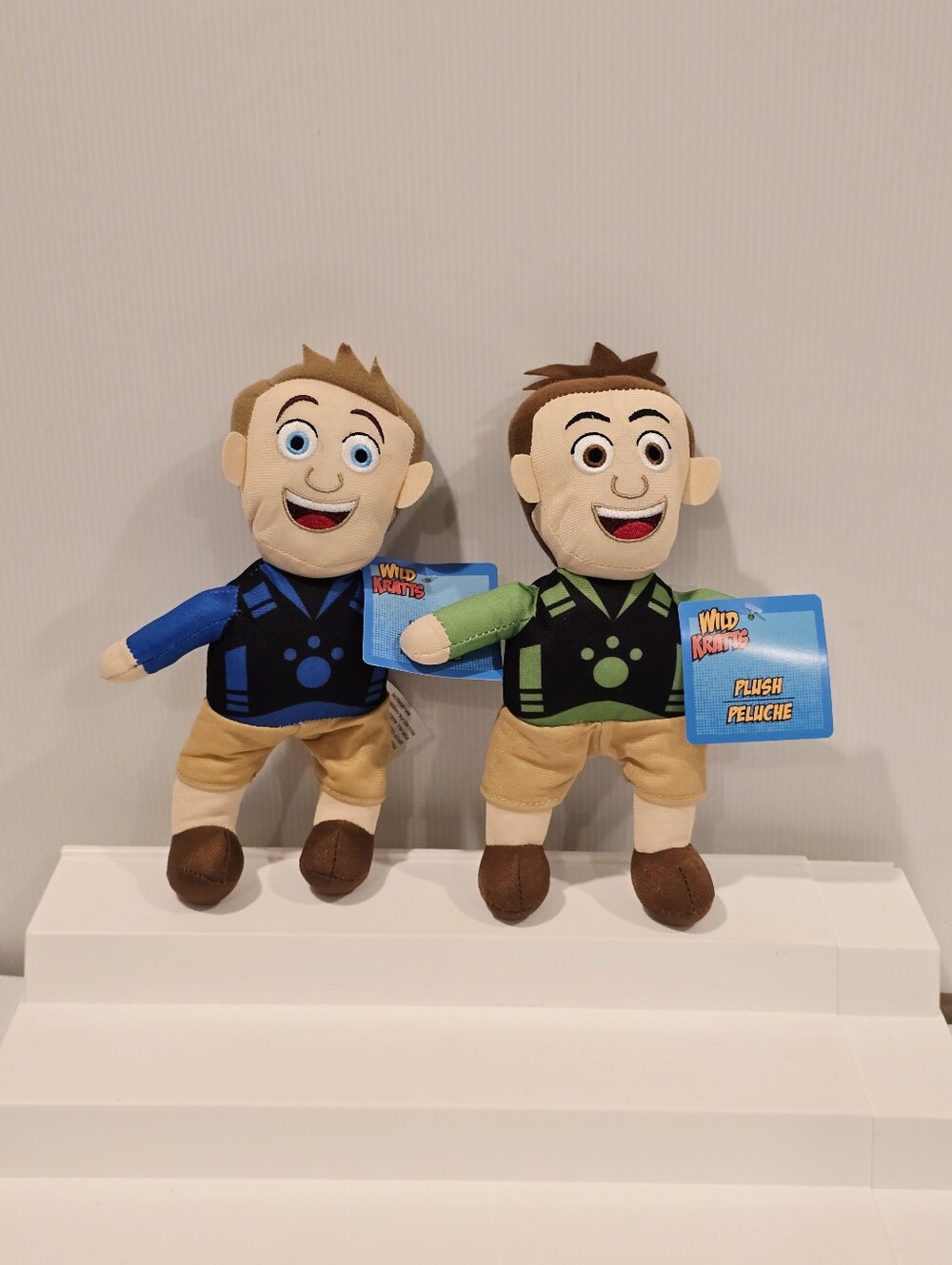 PBS Kids Wild Kratts Chris and Martin Plush Stuffed Figure Set